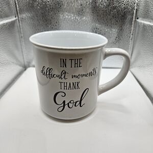 In The Tough Moments Trust God Christian Inspirational White Ceramic Mug